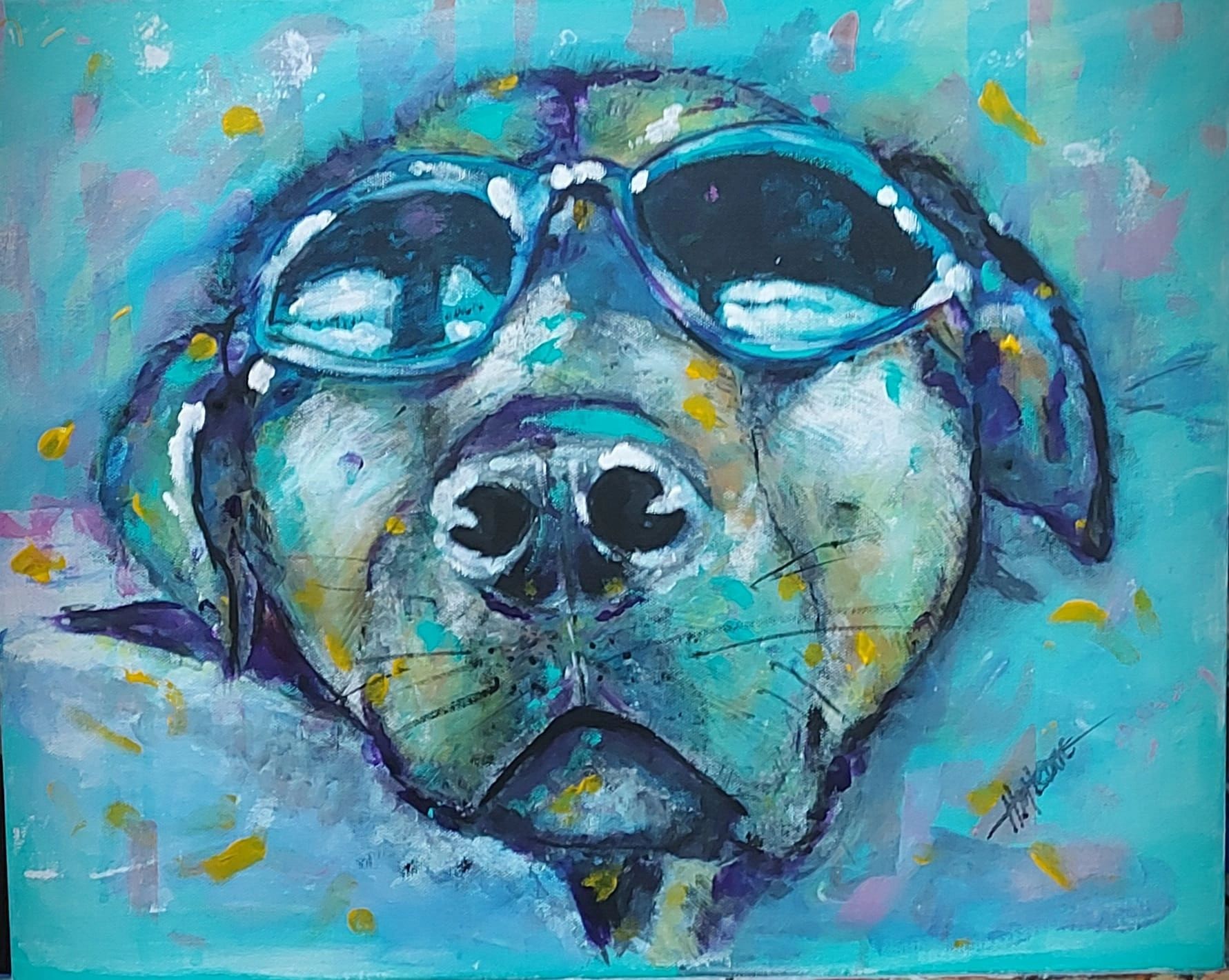 Custom Paintings With Recordable Gift Tags Leduc Art