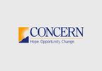 Logo of Concern, an organization promoting hope, opportunity, and change.