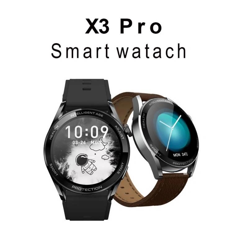 Reloj inteligente - smart watch X3 Pro de alta gama dispositivo con GPS NFC  Silver GENERICO