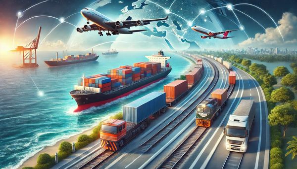 An all in one image used to describe all the mode of transportation DSB works in 