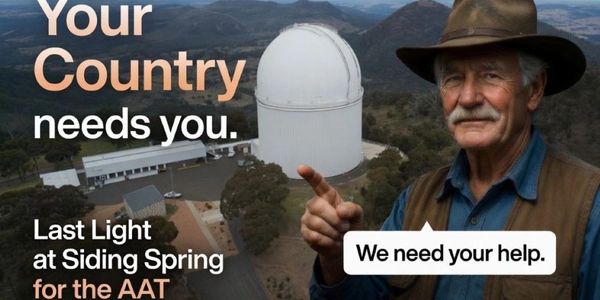 Call for support to save the Siding Spring Observatory.