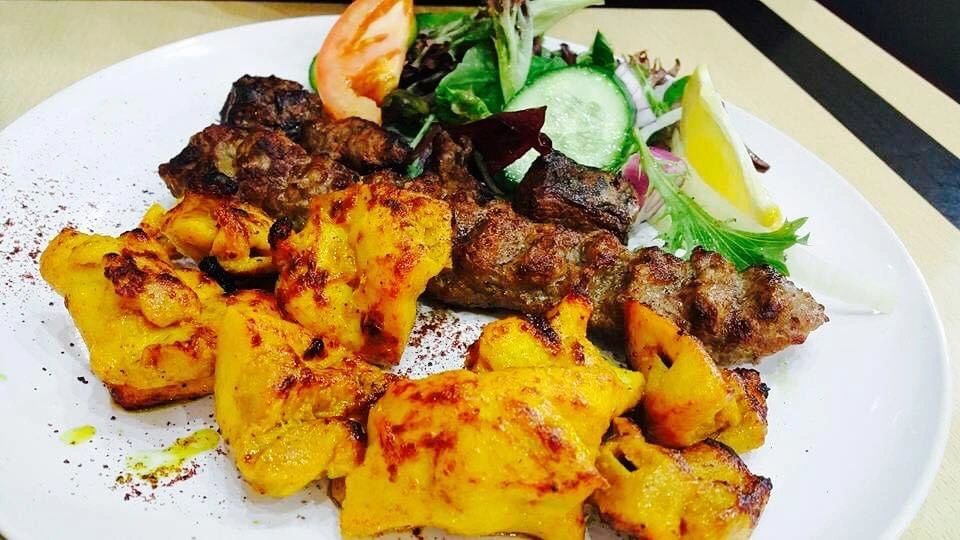 Afghan mixed kebab