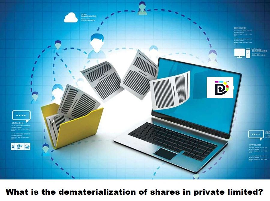 Dematerialization Design What is the dematerialization of shares in private limited?