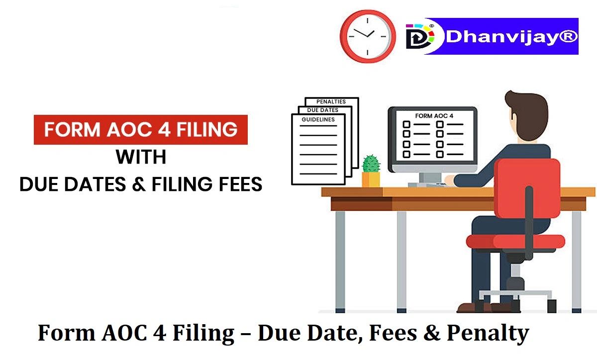 Form AOC 4 Filing Due Date, Fees & Penalty