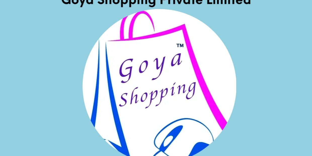 Logo of Goya Shopping Private Limited with shopping bag and mouse design.