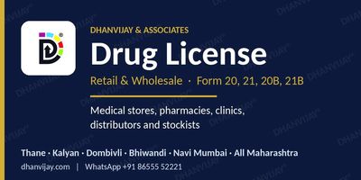 Drug license for medical stores and distributors in Thane, Maharashtra
