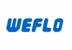 Logo with blue text 'WEFLO'.