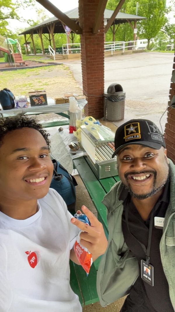 Bishop Neal and Son Spreading Love