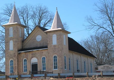 "The Church on the Hill."
