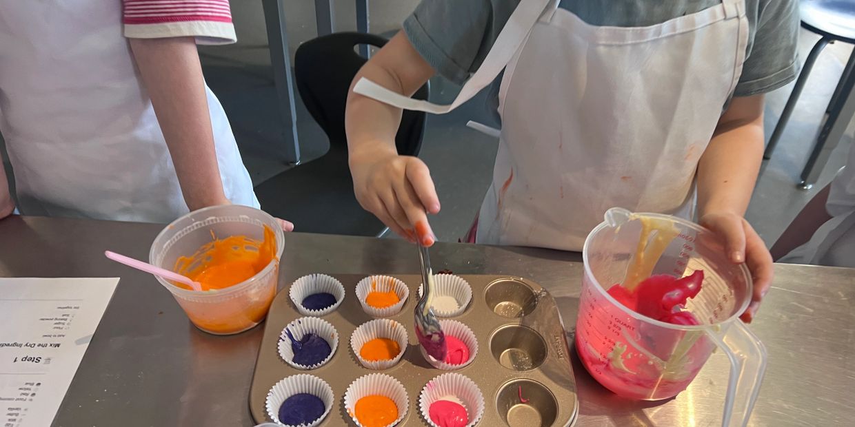 kids baking after-school enrichment club
