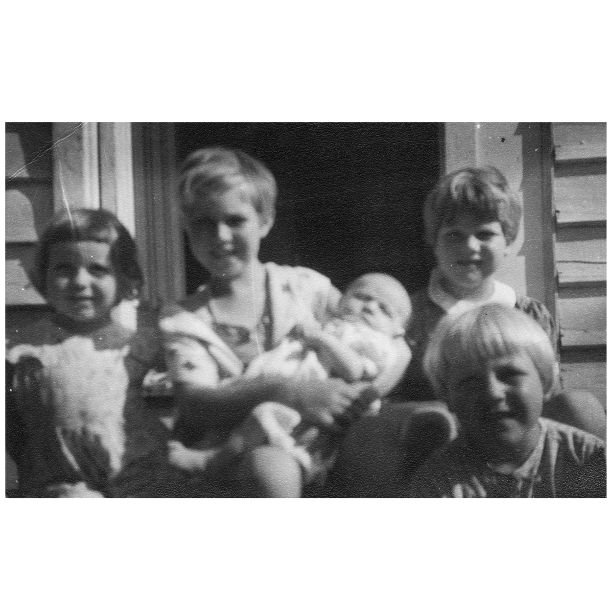 Me as a baby with my sisters