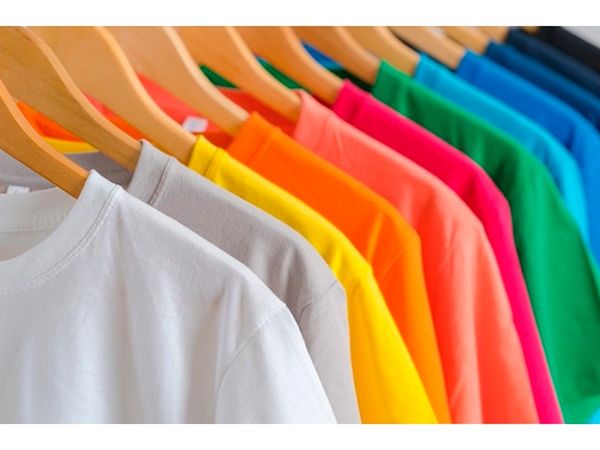 camisetas variedad de colores