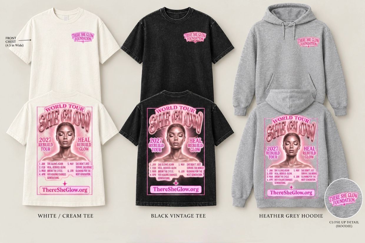There She Glow Foundation Los Angeles, Ca t-shirts and hoodies