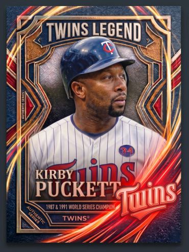 Kirby Puckett Twins Legend baseball card