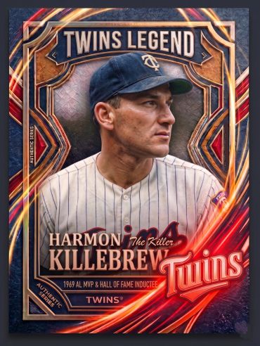 Baseball card of Harmon Killebrew, Twins legend.