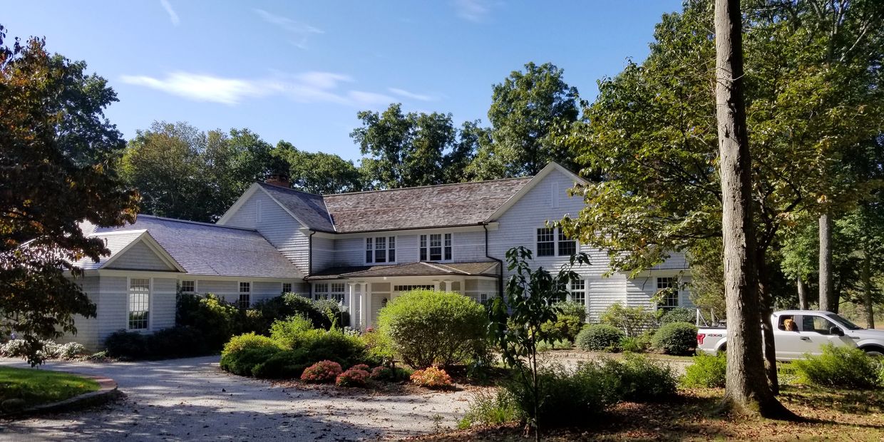 Cedar roofing, painting,  additions 