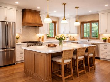 Kitchen Remodeling
Bathroom Remodeling
Whole House Remodeling
Full Home Renovation
Room Additions & 