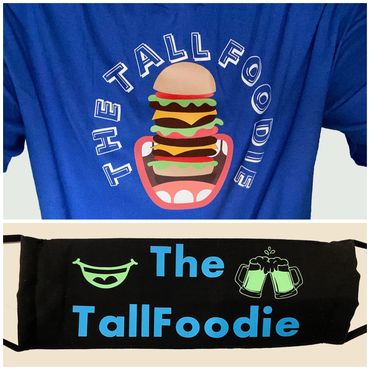 TheTallFoodie Custom tee and mask