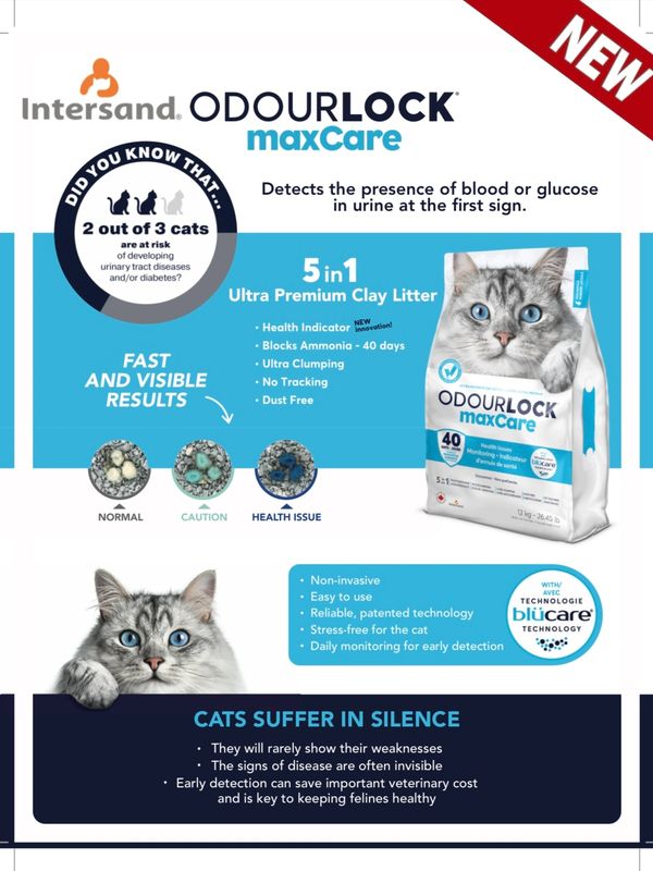 Odourlock max care cats product 