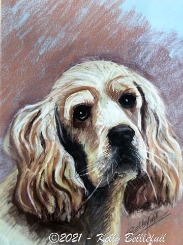 PS-Bellefuil-Dusty pastel on paper11x14-framed