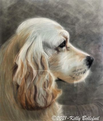 PS-Bellefuil-Dusty pastel on veloir 11 x 14