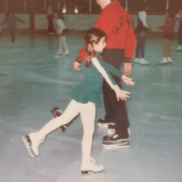 Aimee Ricca skating as a child at Mennen Arena