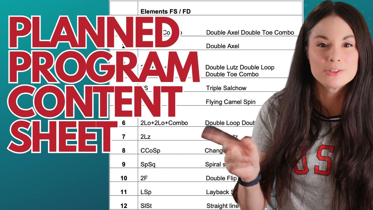 How to Fill Out Your Planned Program Content Sheet