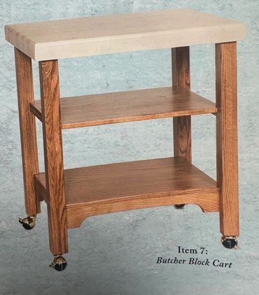 Butcher block island