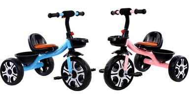 [TRỢ GIÁ] Xe đạp tập đi cho bé, Xe tập đi ba bánh, yên bọc da cho bé 2-6 tuổi, Xe đạp cho bé