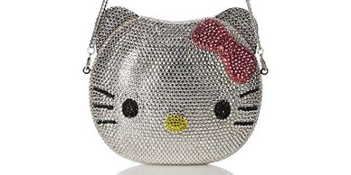 Hello Kitty Crystal Clutch Holiday Party Evening Bag Purse