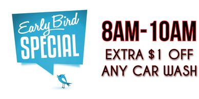 Early Bird Special Car Wash Fashion Square Car Wash