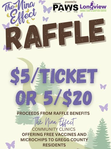 $5 a TICKET or 5 TICKETS for $20. Buy as many tickets as you like on ANY item- more tickets you buy,
