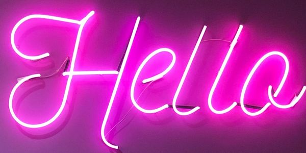 Neon light co-working co-work hastings westernport mornington peninsula shared office for rent hello