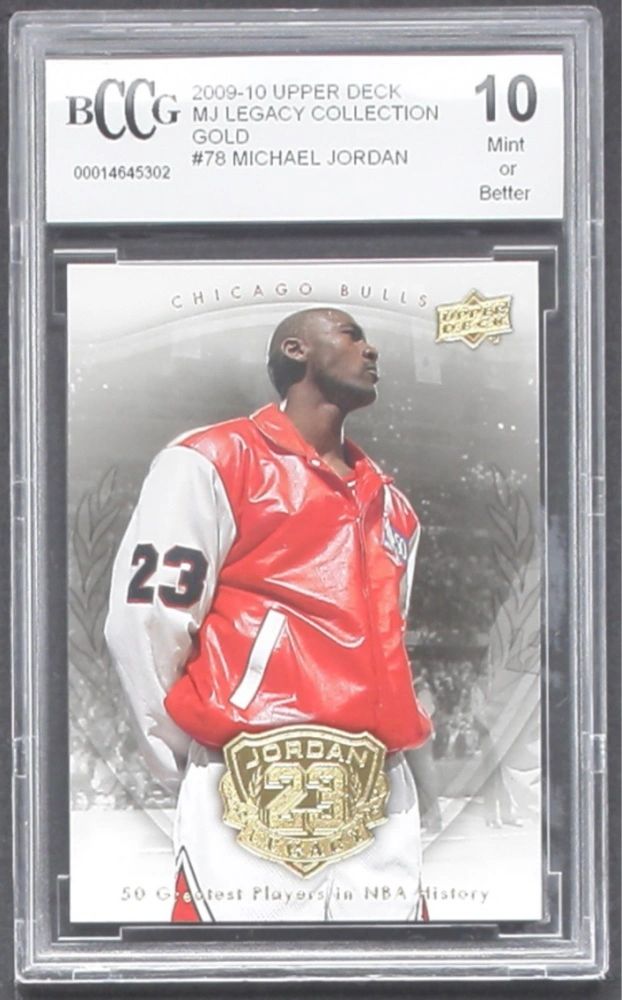 Michael Jordan 2009-10 Upper Deck Michael Jordan Legacy Collection