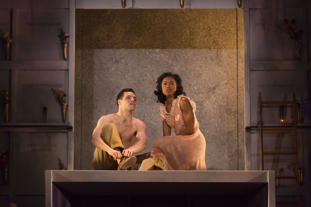 Chris Ghaffari and Kaliswa Brewster in Romeo and Juliet