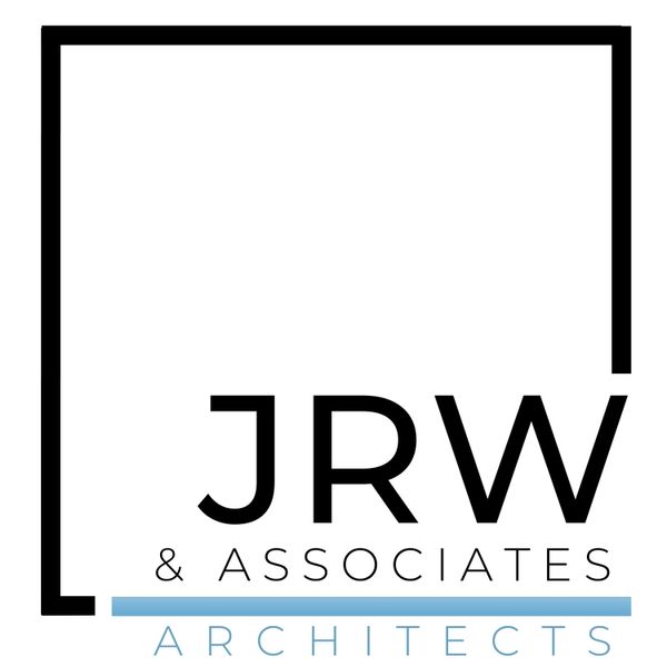 Logo of JRW &amp; Associates Architects with a minimalist design.