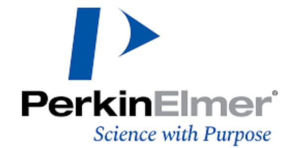 PerkinElmer logo with tagline Science with Purpose.