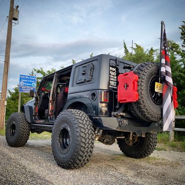 Jeep Wrangler Flag Mounts - Rox Offroad