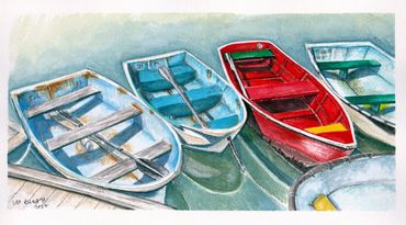 Boats in Rockport Massachusetts