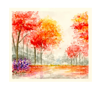 Fall Landscape - Imagined