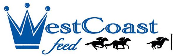 west coast feed logo on brumfield feed