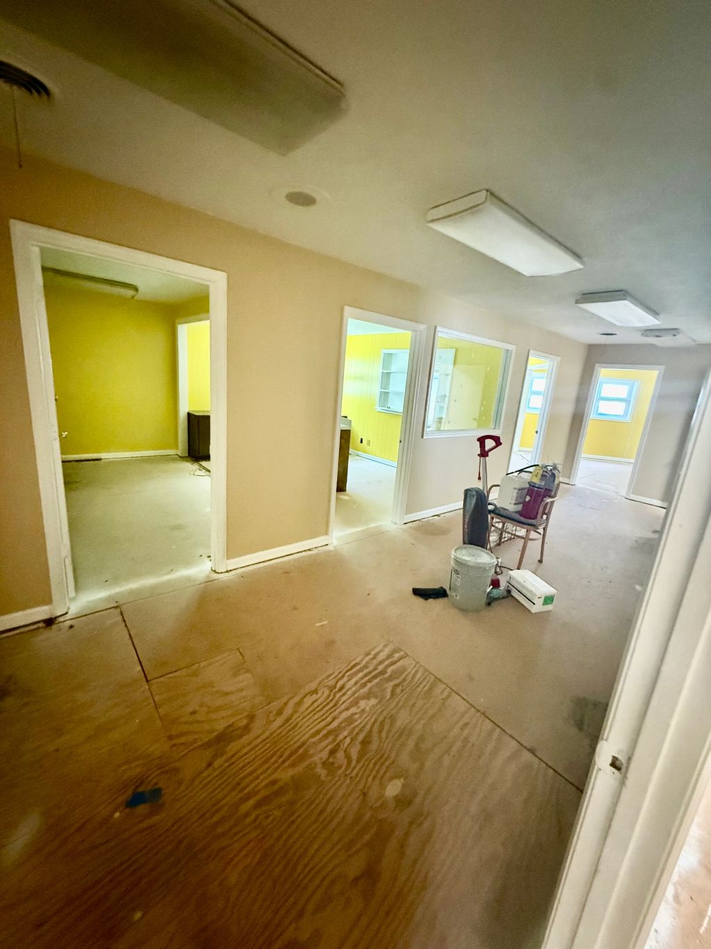 Active renovation and development work being completed to prepare the facility for occupancy.