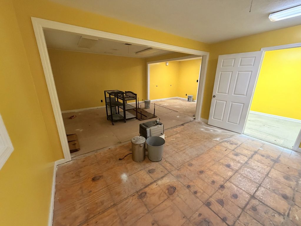 Designated space for resident sleeping quarters as part of the housing layout.