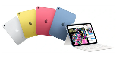 A look at ipads with different colors