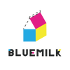 Colorful CMYK ink droplets forming a cube with 'INKLAB' text.