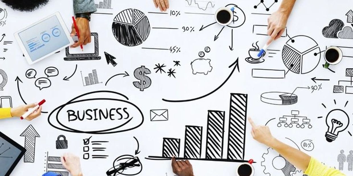 visualizing business success, teamwork, and creative solutions
