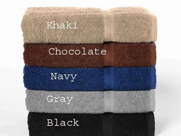 12 Pack Luxury Hotel Bath Towels 27x52 High Quality Soft Ring Spun Cotton  14 Lbs with Designer Dobby Border