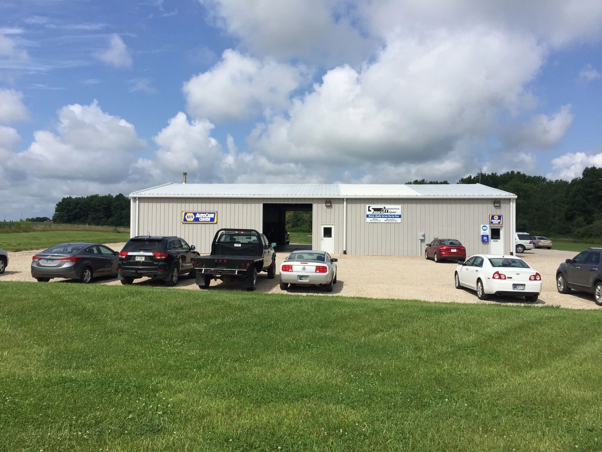 View of the shop from Highway 27