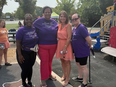Angela, Marmarado, and volunteers