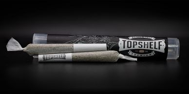 Convenient and potent, our 2x 0.5g joints come pre-rolled with premium flower and securely packed in